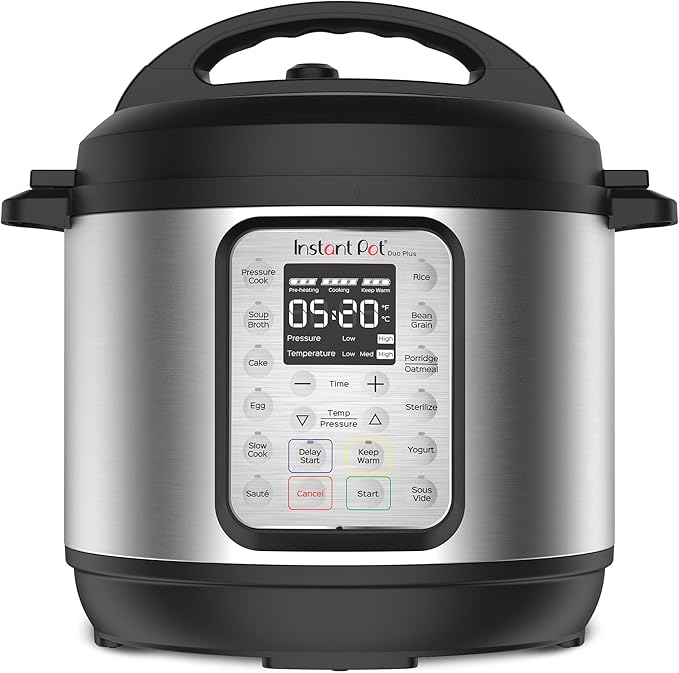 Instant Pot Duo Plus 6-Qt 9-in-1 Electric Pressure Cooker, Stainless Steel