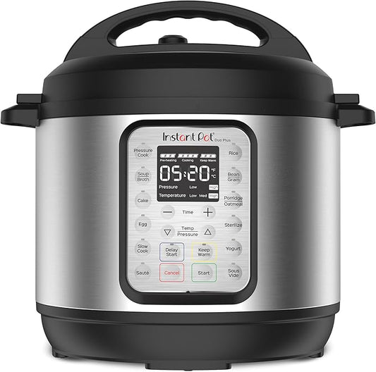 Instant Pot Duo Plus 6-Qt 9-in-1 Electric Pressure Cooker, Stainless Steel
